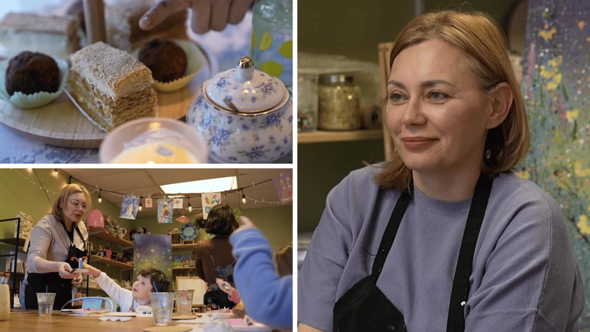 Ukrainian refugee finds stability running art cafe in Henrico