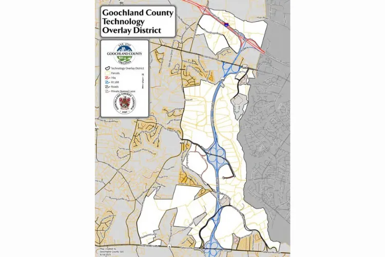 Goochland supervisors approve technology overlay district proposal along Henrico border