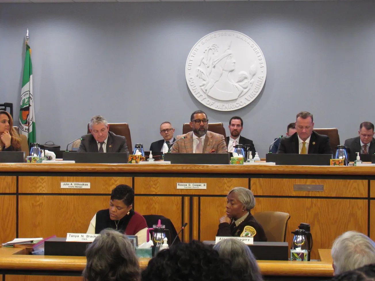 Cooper, elected chair of Henrico Board of Supervisors, emphasizes his focus on education