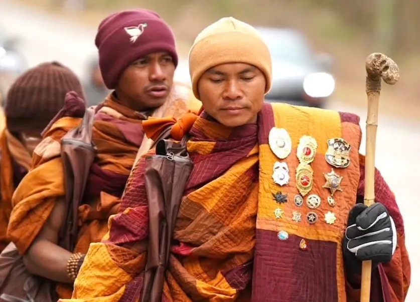 Buddhist monks on ‘Walk for Peace’ to arrive in Henrico in early February