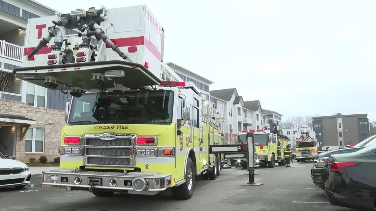 Family displaced after bedroom fire at Henrico apartment complex