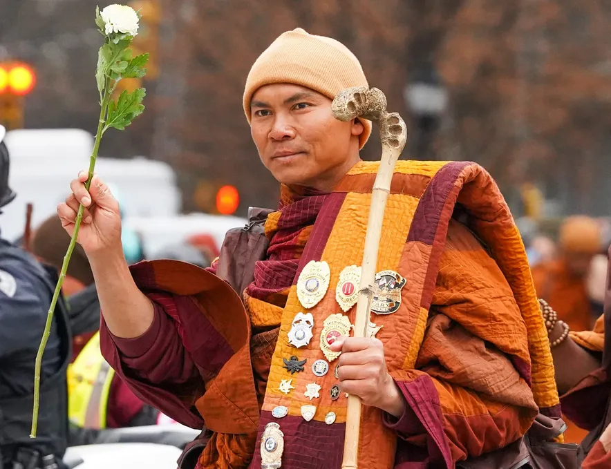 Where to see the Buddhist monks' 'Walk for Peace' in Henrico Feb. 2