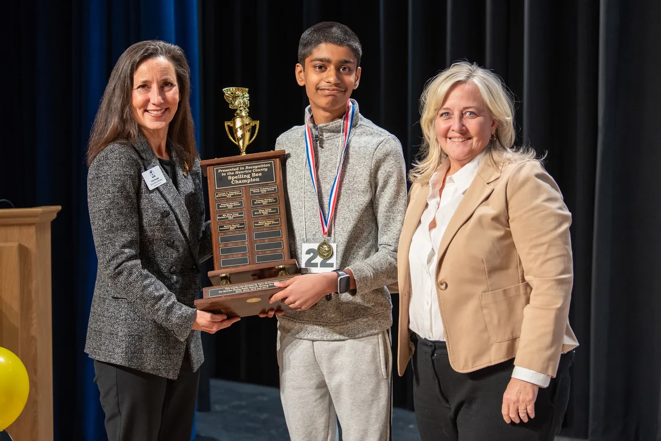 Moody Middle School’s Shivkumar wins 2026 Henrico Schools Divisionwide Spelling Bee