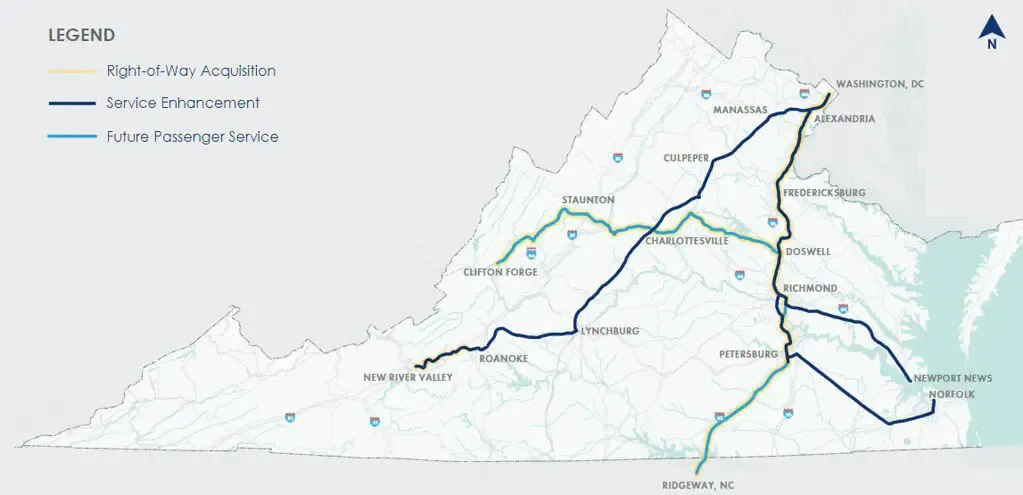 How Virginia passenger rail will be transformed in next decade